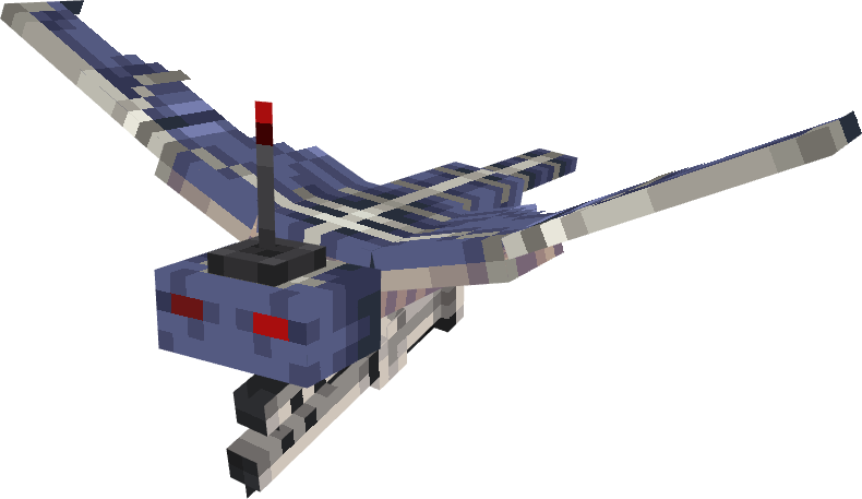 Un Phantom mécanisé volant de l'add-on MECHS