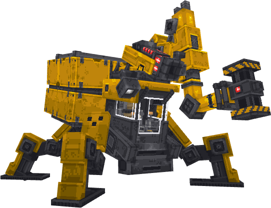 Repaired Excavator back online in yellow paint